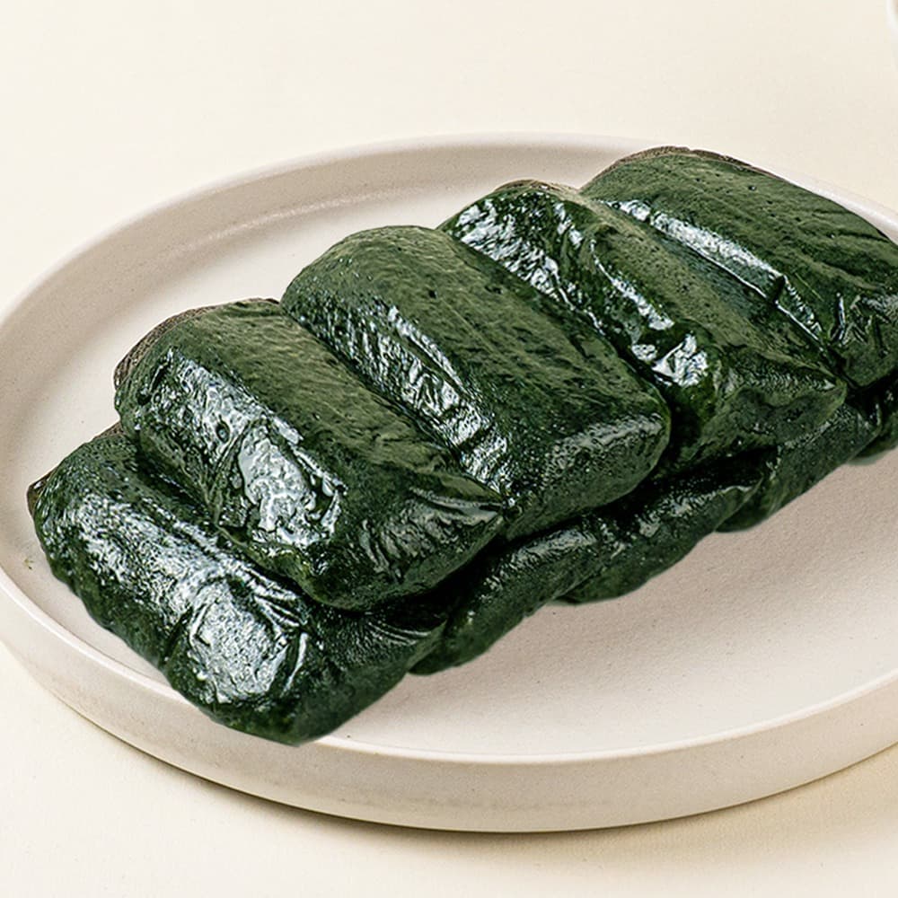 떡함지 쑥떡 쑥인절미